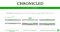 Desktop Screenshot of chronicled-blog.com